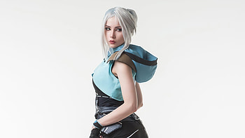 Valorant Jett Cosplay , jett-valorant, valorant, games, 2021-games, cosplay HD wallpaper