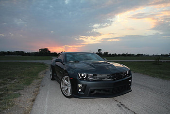 Camaro sunset, chevrolet, zl1, camaro, ss HD wallpaper