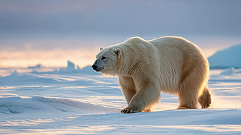 Arctic Titan — Polar Bear, Polar Bear, Ice, Snow, Arctic, Wildlife HD wallpaper