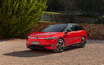 2025 Volkswagen ID.7 GTX Tourer, car, vehicle, Volkswagen HD wallpaper
