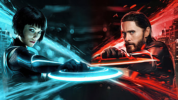 Quorra And Tron Ares, tron-ares, tron, movies, 2025-movies, poster, disney, artwork, art, digital-art HD wallpaper