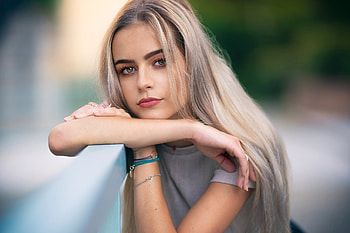 Cute Girl Blonde Hairs, blonde, girls, model HD wallpaper