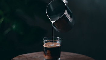 Coffee milk glass, Caffeine treat, Creamy delight, Morning pick-me-up HD wallpaper