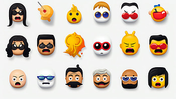 Emoji | Creative AI-Generated Backgrounds, AI Art, funny, emoji HD wallpaper