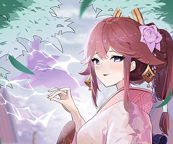 Yae Miko, Yae Miko Guuji (Genshin Impact), video game, Genshin Impact HD wallpaper