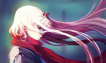 Zero Two Darling In The Fran XX , darling-in-the-franxx, zero-two-darling-in-the-franxx, anime-girl, anime, artist, artwork, digital-art HD wallpaper