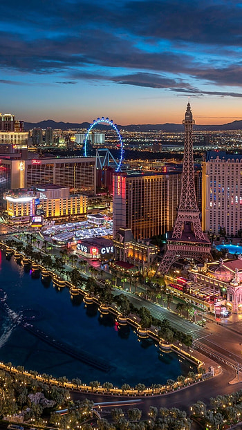 Las Vegas Skyline, Travels, , Nevada HD phone wallpaper