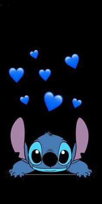 Stitch, blue HD phone wallpaper