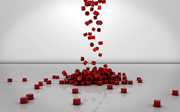 3D, Form, Cubes, Lots Of, Multitude HD wallpaper