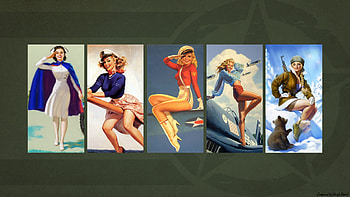 Army Themed Pin Up . 2 yrs Â· coolfield7 Â· r/Military HD wallpaper