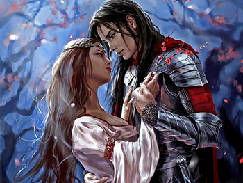 Never Leave, romance, magic, fantasy, love HD wallpaper