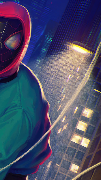 Miles Morales, movie, Spider-Man: Into The Spider-Verse HD phone wallpaper