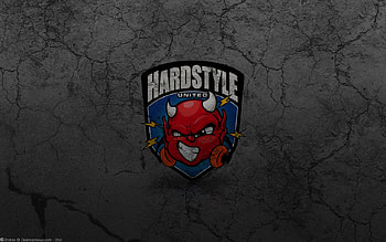 Hardstyle United, cracks, united, red, devil, sparks, hardstyle, techno, bass HD wallpaper