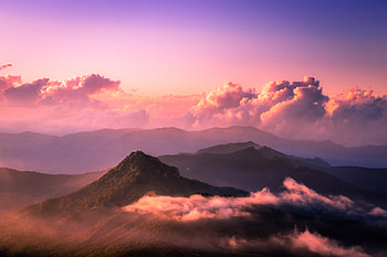 Landscape Clouds Peak , landscape, clouds, nature HD wallpaper
