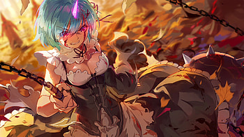 Rem (Re:zero), Anime, Re:zero Starting Life In Another World, Koi Fish HD wallpaper