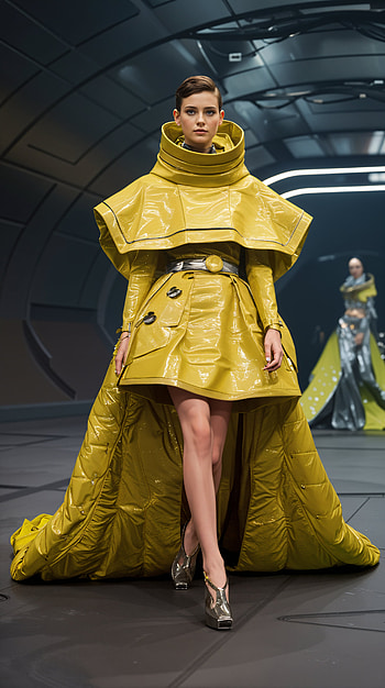Vibrant Yellow Dress for Your , yellow dress, fashion, model HD phone wallpaper
