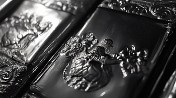 Elegant Silver Wealth: A Ultra, silver, money, Black & White HD wallpaper