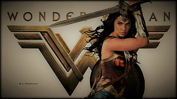 Wonder Woman Ready, , diana prince, amazon warrior, wonder woman, backgrounds, cartoon, nexus, dc comics, superman, , 1920x1080 only, anime, batman HD wallpaper