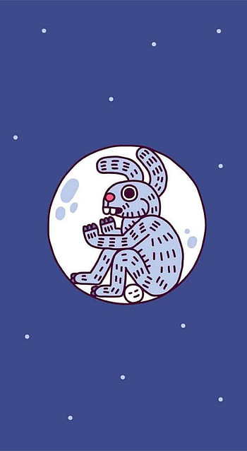 Conejo en la Luna, Azteca, Mexico HD phone wallpaper