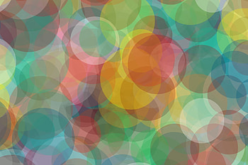 Abstract, Glare, Circles, Multicolored, Motley, Faded HD wallpaper