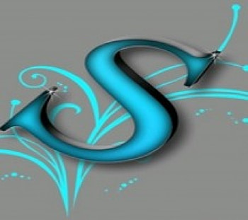 Letter_S, S, blue, letter, lovely HD wallpaper