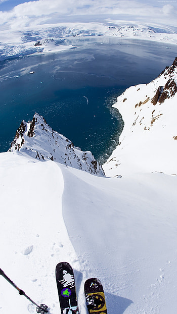 Alpine Skiing, Ski , Snowy landscapes, Mountain retreat HD phone wallpaper