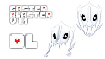 ... MagicalPouchOfMagic MMD Undertale - Gaster Blaster v1.1 by MagicalPouchOfMagic HD wallpaper