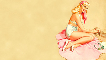 Pin Up Girls HD wallpaper