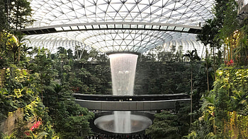 Singapore Changi International Airport, World-class aviation hub, Breathtaking terminals, Traveler's paradise HD wallpaper