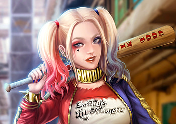 Harley Quinn Artwork Digital Art, harley-quinn, suicide-squad, artwork, digital-art, deviantart, movies HD wallpaper