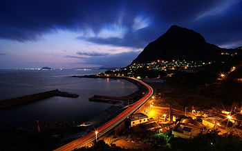 Landscape, Night HD wallpaper