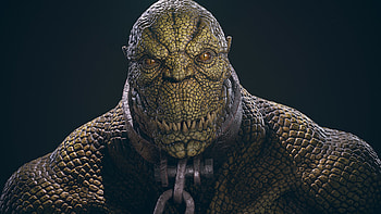 Killer Croc, Carlos Garcia, King, Sewers HD wallpaper