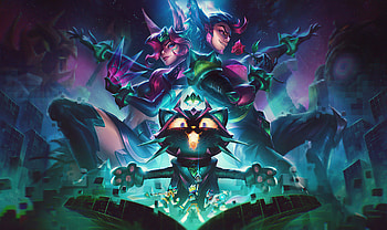 Battle Boss Xayah Rakan And Yuumi League Of Legends, league-of-legends, games, 2021-games, artstation HD wallpaper