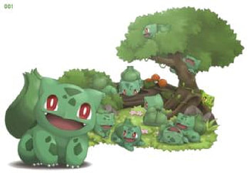 Bulbasaur's play date, video games, bulbasaur, pokemon , pokemon HD wallpaper