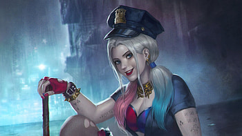 HarleyQuinn Art, harley-quinn, superheroes, digital-art, artwork, deviantart HD wallpaper