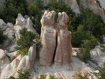 Stone wedding, bulgaria, rodopi, rocks, mountain HD wallpaper
