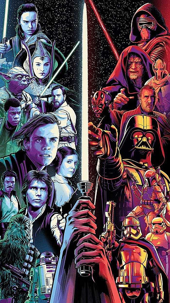 Star Wars, Star Wars Collage HD phone wallpaper