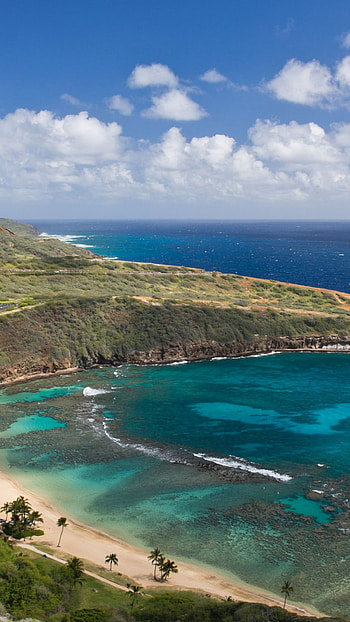 Hanauma Bay , O'ahu island beauty, resolution, Travel HD phone wallpaper