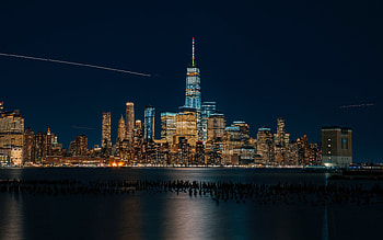 1 World Trade Center, dom Tower, New York cityscape, Modern buildings HD wallpaper