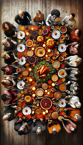 Festive Thanksgiving Feast, Thanksgiving HD phone wallpaper