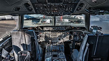 Airplane Cockpit KC 135 Stratotanker Aviation HD wallpaper