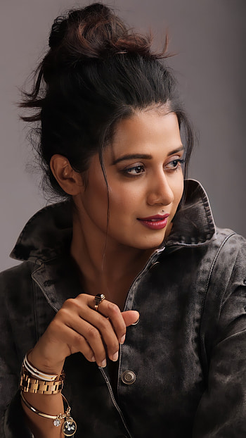 Shilpa manjunath, hair, lip HD phone wallpaper