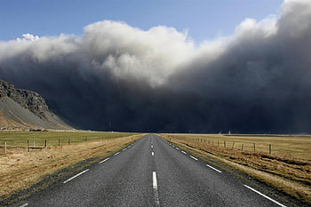 Ash Road, iceland, volcano, eyjafjallajokull, nature HD wallpaper