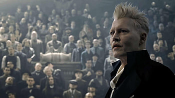 Johnny Depp, Fantastic Beasts franchise, Nerd Stash, Leaves franchise HD wallpaper