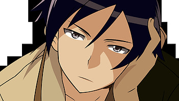 Anime, Close-Up, Sadness, Guy, Brunette, Reverie, Brunet, Pensiveness HD wallpaper