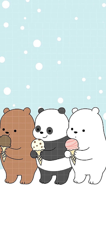 We Bare Bears , Cute and lovable, Playful and fun HD phone wallpaper
