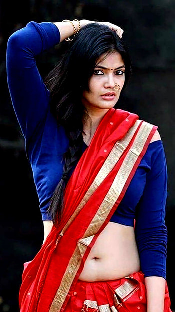 Kalpika Ganesh, telugu actress, navel, sexy gorgeous HD phone wallpaper