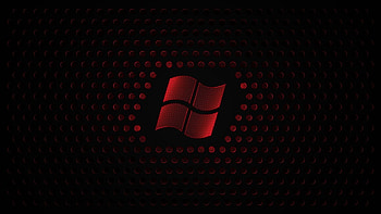 Windows 10, Red backgrounds, Michelle Walker HD wallpaper