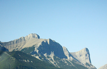 Mountains view 59, blue, grey, graphy, green, sky, nature, mountains, summit HD wallpaper