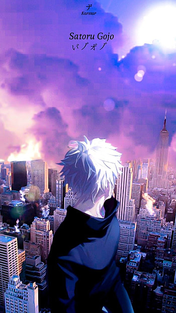 Satoru Gojo, gojou, satorugojo, gojosatoru, gojo, anime, jujutsukaisen, satorugojou, anime HD phone wallpaper